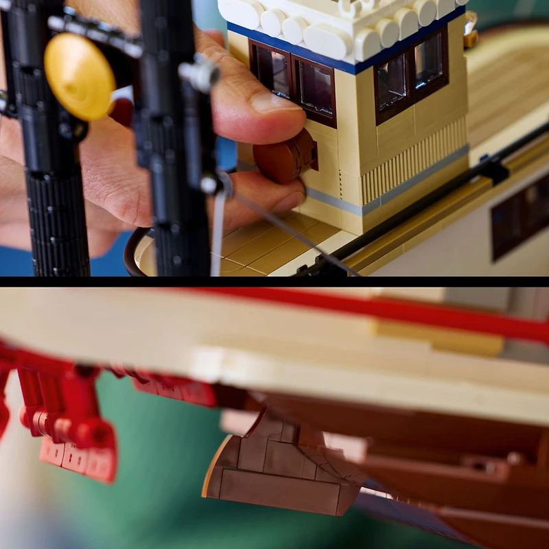 LEGO Ideas River Steamboat 3D Puzzle for Adults - Room  Decor for Men and Women, Ages 18+ - 21356