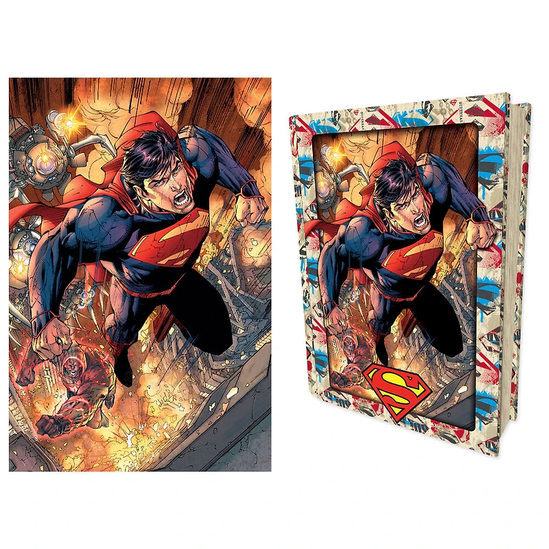 DC Comics: Superman - Puzzle image 3D avec étui en métal - 300 pièces