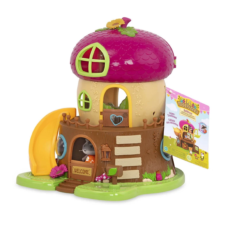 Cabane Aux Noisettes, Li'l Woodzeez, Cabane avec figurine à tête branlante