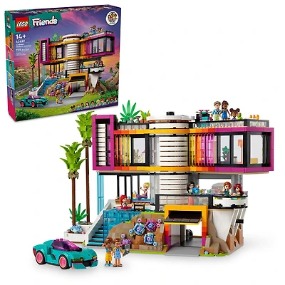 LEGO Friends Andrea's Modern Mansion Doll House - 4 Story Toy House Building Set for Kids - 42639