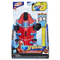 Marvel NERF Spider-Man Blaster Thwip-Tech, jouet de déguisement