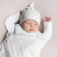 Couverture En Bambou Perlimpinpin- Fleurs