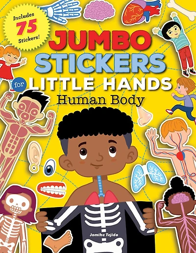Jumbo Stickers For Lil Hands Human Body - Édition anglaise