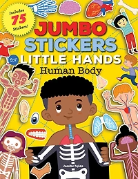 Jumbo Stickers For Lil Hands Human Body - Édition anglaise