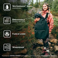 Couverture Imperméable pour Porte-Bébé | Gris Pierre - Taille Unique