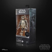 Star Wars The Black Series, Collection Graphite, Scout Trooper - Notre exclusivité