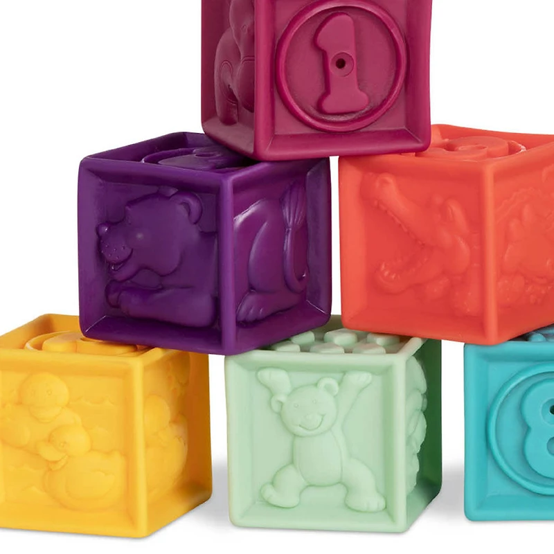 Blocs pour bébé, One Two Squeeze, B. toys
