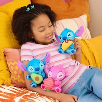 Disney Stitch Small Plush Angel with Strawberry
