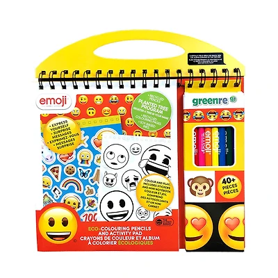 Eco Emoji Brand Travel Colouring Activity