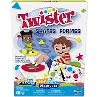 Ready Set Discover, Twister Shapes (formes), jeu avec tapis, association de formes et de couleurs, enfants d'âge préscolaire