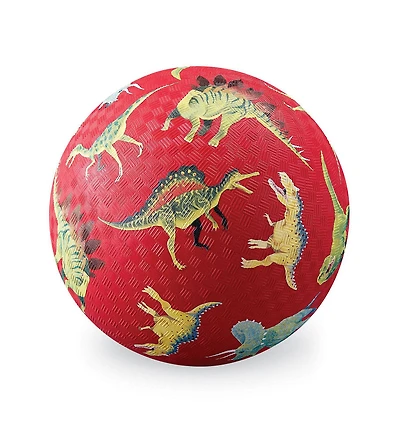 7 Inch Dinosaurs Playground Ball Red
