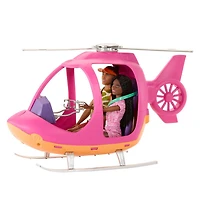 Barbie Pink Passport Kenya Adventure Dolls & Playset with Toy Helicopter