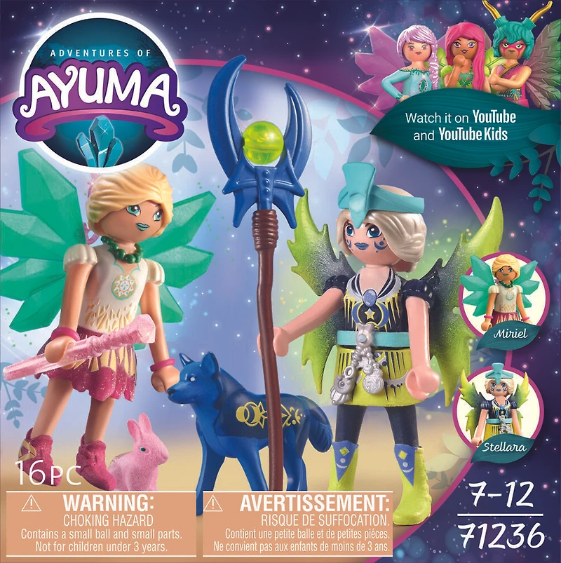Playmobil - Crystal and Moon Fairy with Soul Animals