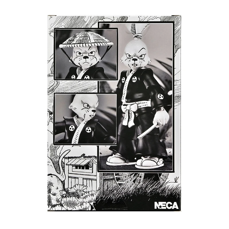 Teenage Mutant Ninja Turtles (Cartoon) - 7" Scale Action Figures - Usagi Yojimbo Black & White Figure - English Edition - R Exclusive