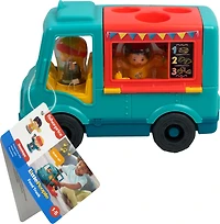 Fisher-Price Little People Serve It Up Food Truck Musical Toddler Toy, Multilanguage Version