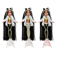 Poupée-mannequin sirène à couleur changeante Mermaze Mermaidz, Jordie, avec accessoires