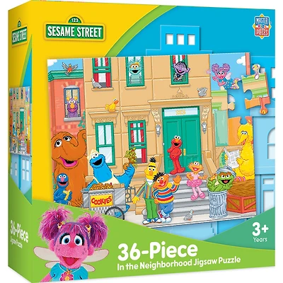 Masterpieces Puzzle Company Sesame Street - In the Neighborhood 36 Piece Kids Puzzle - English Edition