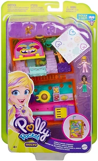 Polly Pocket - Coffret de jeu compact Safari dans la jungle