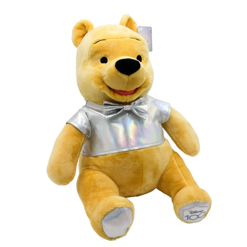 Disney100 - Winnie The Pooh Plush with Disney 100th celebration Outfit - 12''