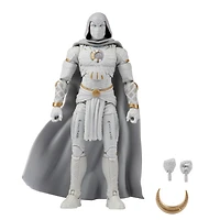 Marvel Legends Series, figurine de collection Moon Knight de 15 cm de la série MCU Disney+ Moon Knight, avec 4 accessoires