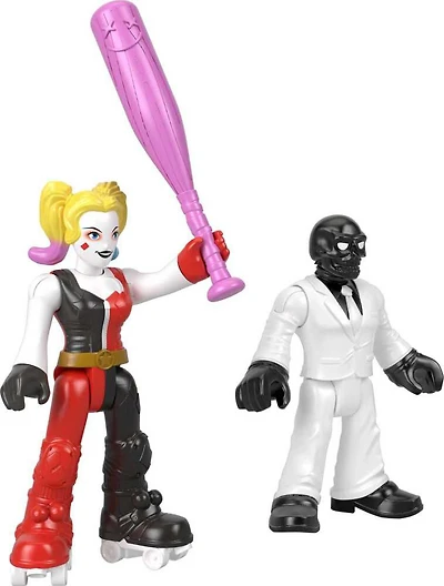 Imaginext DC Super Friends Harley Quinn & Black Mask - English Edition