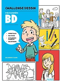 Bloc challenge dessin - crée te première BD - French Text