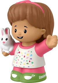 Fisher-Price Little People Mia avec bunny figure pour les tout-petits et les enfants d'âge préscolaire