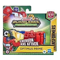Transformers Cyberverse Action Attackers: 1-Step Changer Optimus Prime Action Figure Toy