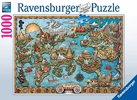 Ravensburger - La mystérieuse Atlantis casse-têtes 1000pc