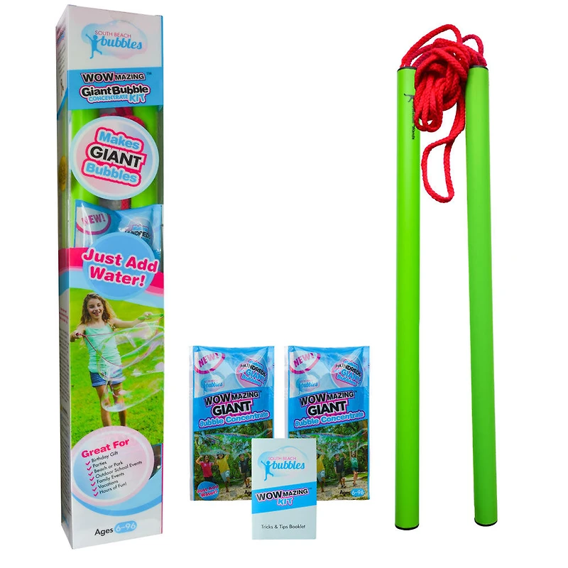 WOWMAZING Kit de bulles géantes
