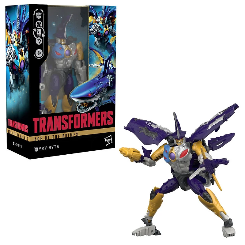 Transformers Age of the Primes, figurine Sky-Byte classe Voyageur