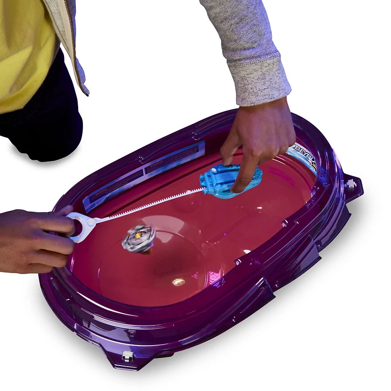 Beyblade Burst Surge Speedstorm Set de combat Slayer Showdown - Notre exclusivité