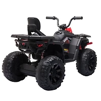KidsVip 24V Enfants et Tout-Petits Titan Quad/ATV Voiture Eléctrique avec Commande à Distance - Rouge - Édition anglaise