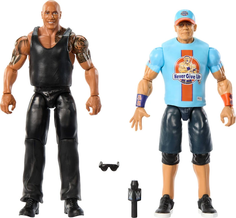 WWE Main Event Showdown Coffret de 2 The Rock contre John Cena