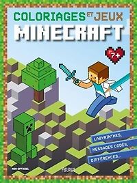 Coloriages Et Jeux  Minecraft - French Text