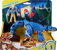 Imaginext - Jurassic World - Stégosaure et Dr. Grant