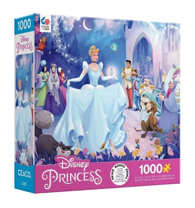 Ceaco Disney Princess Puzzle 1000 Pièces Le Souhait de Cendrillon