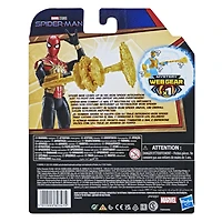 Marvel Spider-Man Mystery Web Gear, figurine Iron Spider à costume combiné