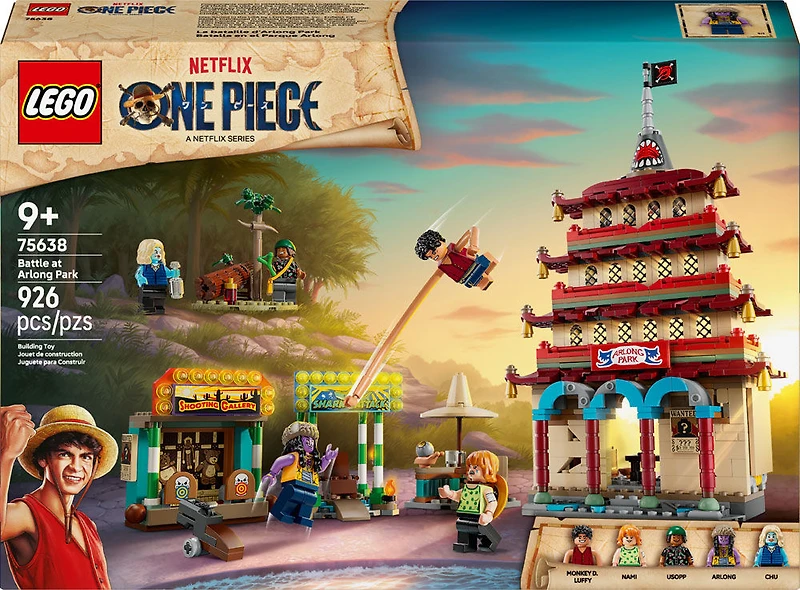 LEGO ONE PIECE Battle at Arlong Park Building Blocks - Pretend Play Toy for Boys & Girls, 9+ 75638