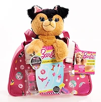Barbie - Kiss And Care Pet Doctor Set - Black Brown Puppy