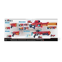 XSHOT Excel Ranger X8 & Hawk Eye & Fury 4 & Micro Combo Pack (24 Darts) By ZURU