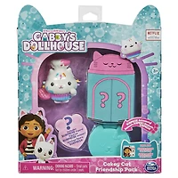 Gabby's Dollhouse, Friendship Pack avec Cakey Cat, figurine et accessoire surprises