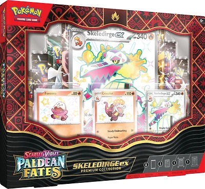 Collection Premium Pokémon Écarlate et Violet Destinées de Paldea - Flâmigator-ex - Édition anglaise