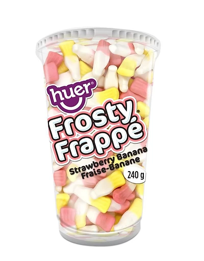 Huer Banana et Strawberry Frosty Cup 240G