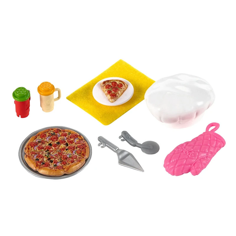 ​Barbie Chelsea Can Be Pizza Chef Playset with Chelsea Doll (6-in/15.24-cm), Pizza Oven, 2 Spice Shakers, Pizza Pan & More