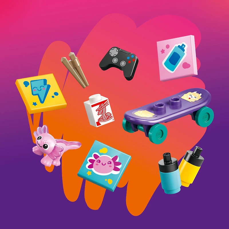 LEGO Friends La Maison de la Famille de Liann - Jouet de construction - Maison de Poupée - 4 Minipoupées, un Gecko, un Axolotl - 42687