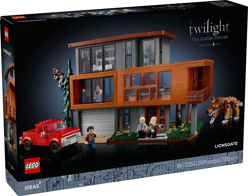 LEGO Ideas Twilight The Cullen House - Collectible Set for Adults 18+ - DIY Craft for Movie Fans - 21354