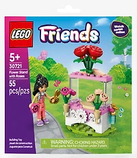 LEGO Friends Le kiosque de fleurs avec des roses 30721