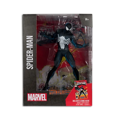 Marvel Spider-Man 1:6th Scale Collectible with Scene & Comic (Marvel Super Heroes Secret Wars #8)
