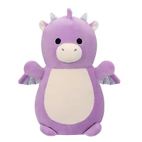 Squishmallows HugMees 10" - Dina le dragon violet